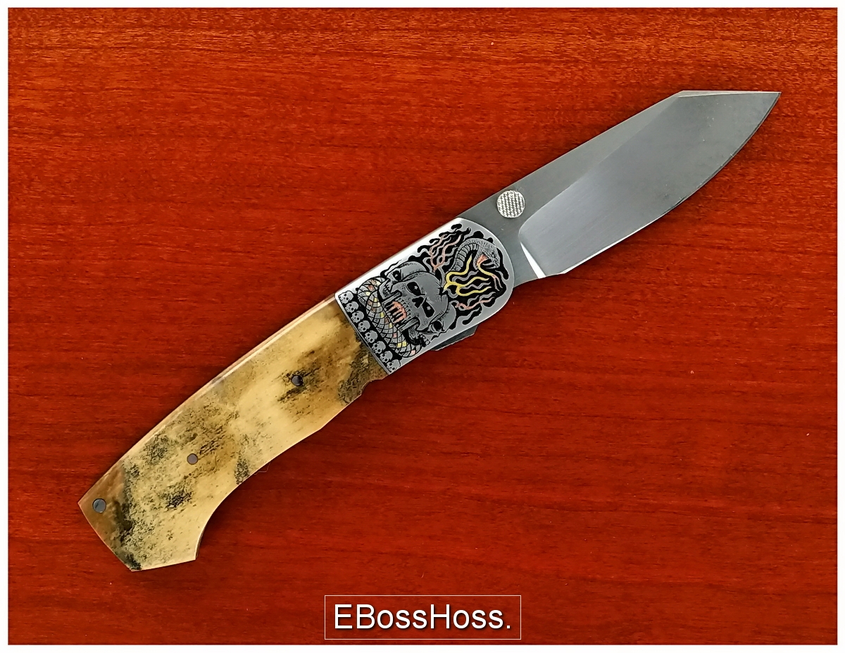 Scott Sawby Mammoth Combat Utility masterfully engraved by CJ Cai